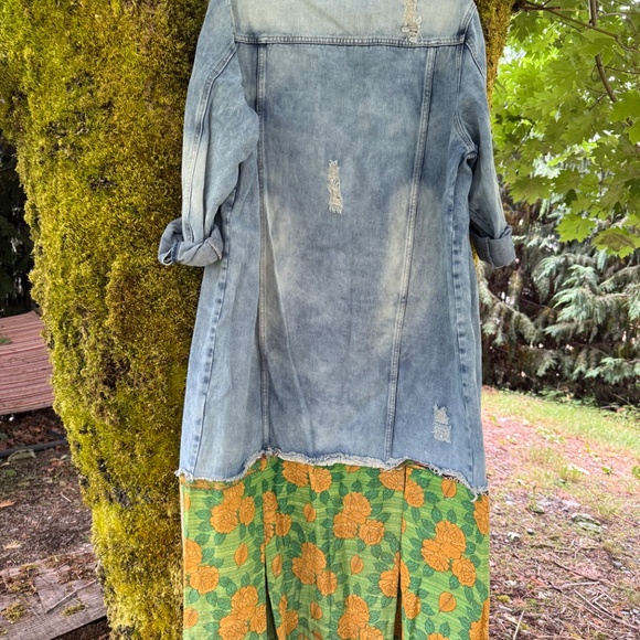 Kantha Bae Denim Duster Jacket - Picture 3 of 8